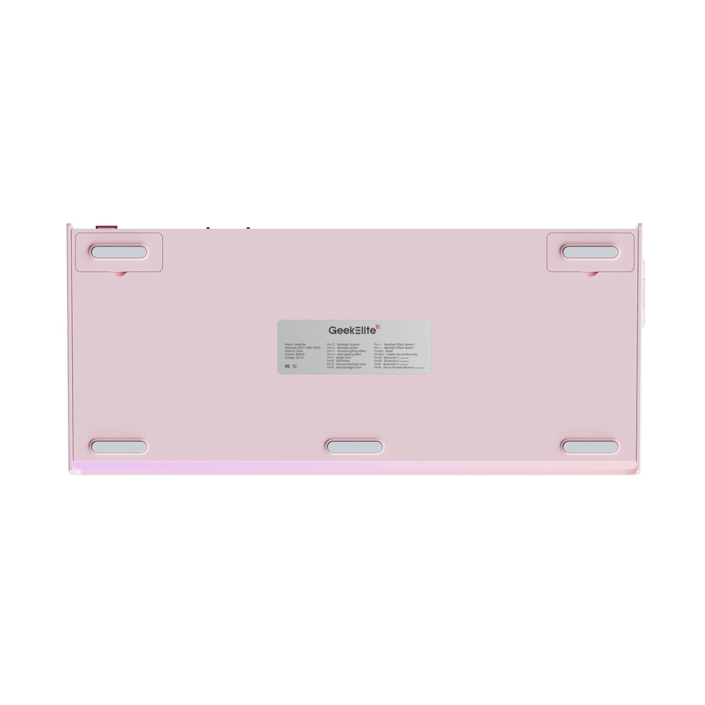 GeekElite Lio87 Mechanical Gaming Keyboard with DIY Light Stripe