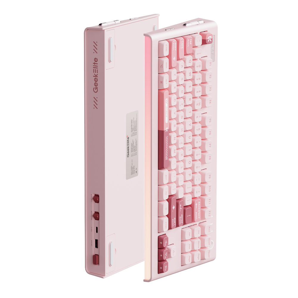 GeekElite Lio87 Mechanical Gaming Keyboard with DIY Light Stripe