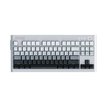 GeekElite Lio87 with side engraved keycaps Mechanical Gaming Keyboard with DIY Light Stripe Barebone
