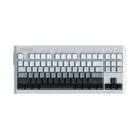 GeekElite Lio87 with side engraved keycaps Mechanical Gaming Keyboard with DIY Light Stripe Barebone