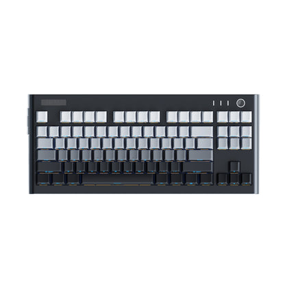 GeekElite Lio87 with side engraved keycaps Mechanical Gaming Keyboard with DIY Light Stripe Barebone