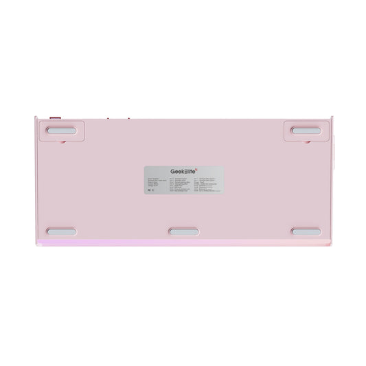 GeekElite Lio87 Mechanical Gaming Keyboard with DIY Light Stripe