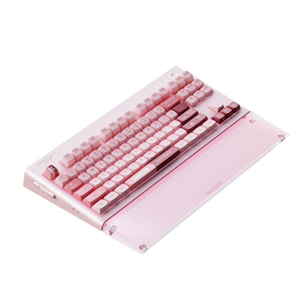 GeekElite Lio87 Mechanical Gaming Keyboard with DIY Light Stripe